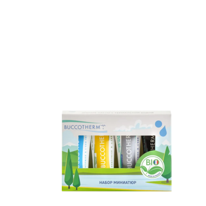 Набор миниатюр зубные пасты BUCCOTHERM