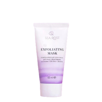 SEA ROSE Отшелушивающая маска для лица пилинг с фруктовыми кислотами очищающая для жирной кожи