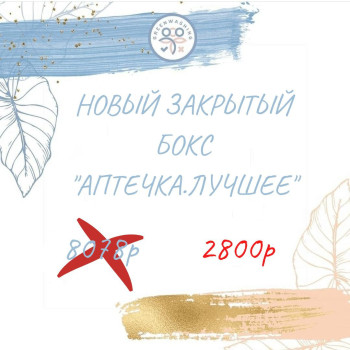 Бокс "Аптечка.Лучшее" (12 продуктов) октябрь