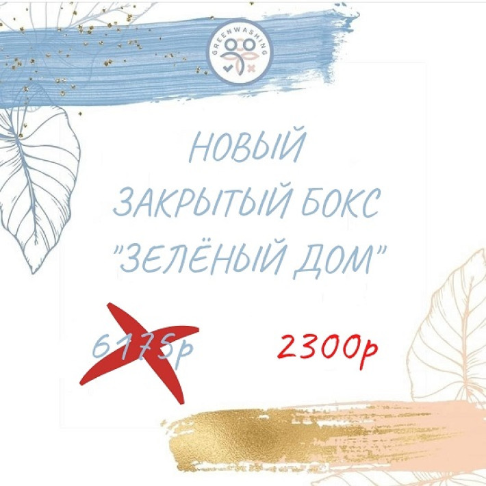 Бокс "Зелёный дом" (10 средств) - август