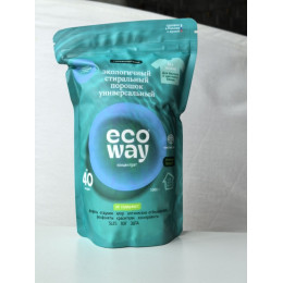 Экологичный стиральный порошок универсальный ECOWAY, 1000 г