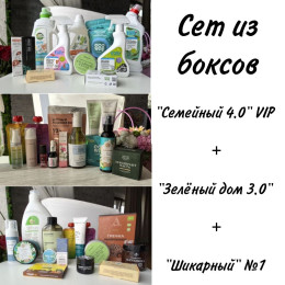Сет "Семейный 4.0" VIP + "Зелёный дом 3.0" + "Шикарный" №1 (40 продуктов) август